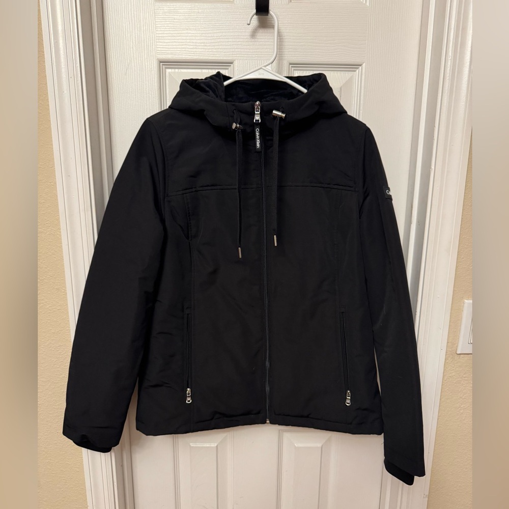 Calvin Klein fleece lined jacket women’s small